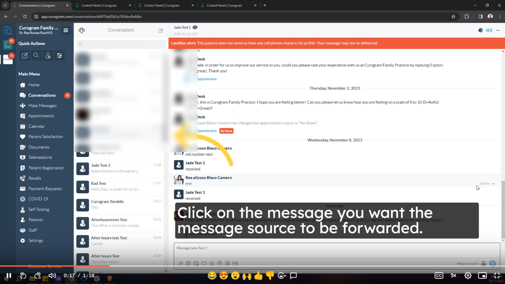 Forwarding a Message