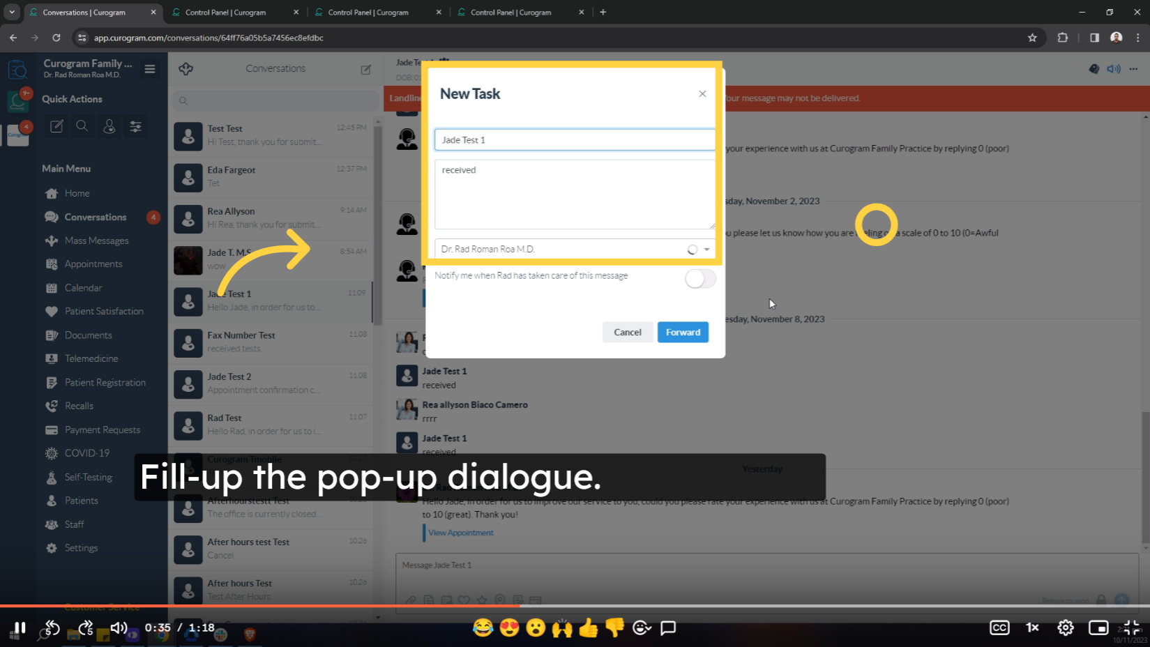 Forwarding a Message