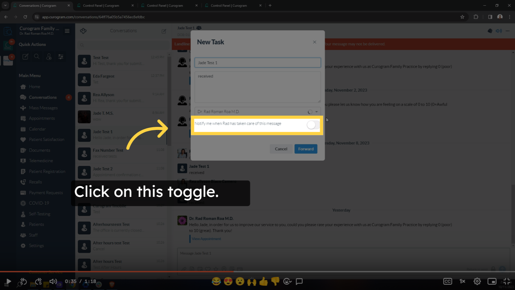 Forwarding a Message