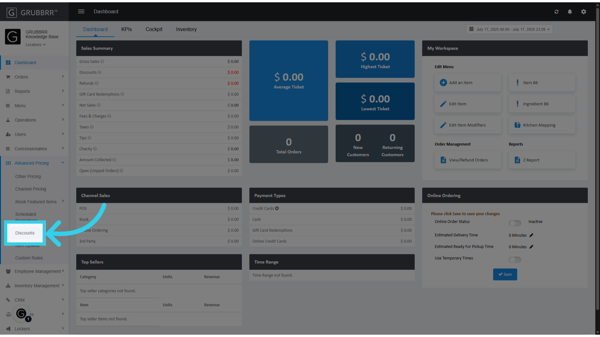 How to Set up Scan & Redeem Discounts in the GRUBBRR Portal