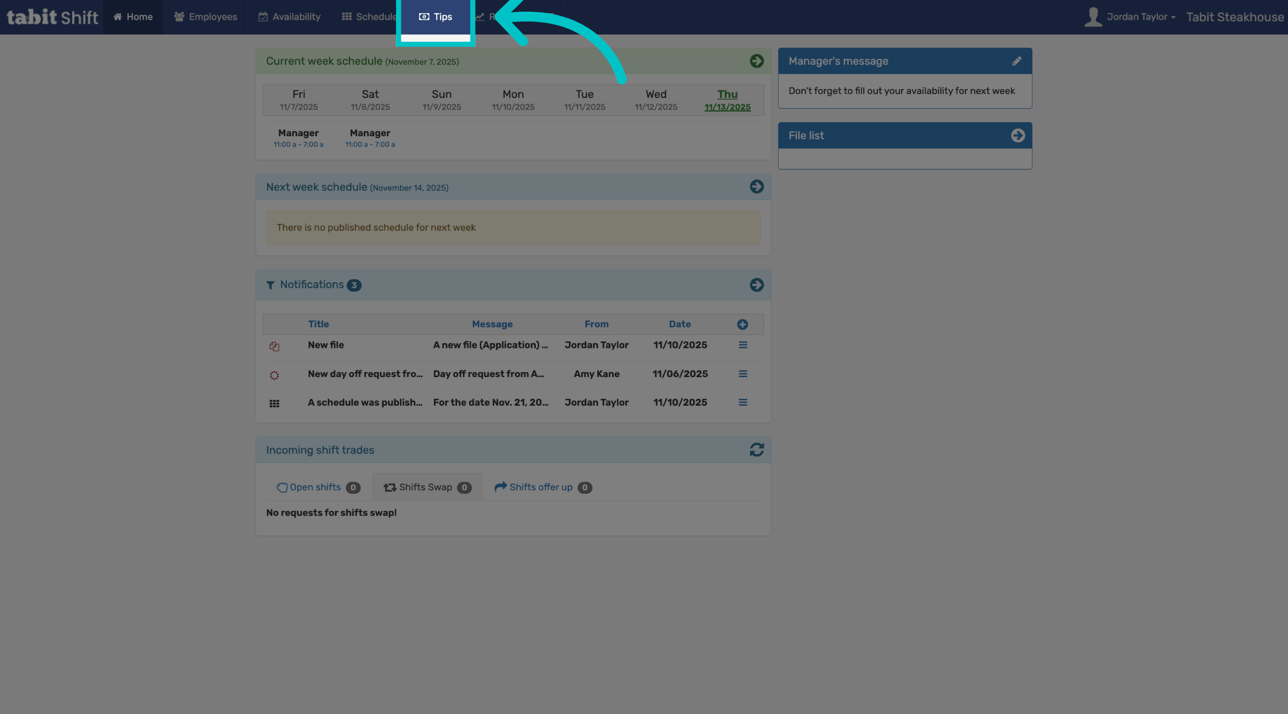 How to run and lock tip calculations – Tabit Help Center