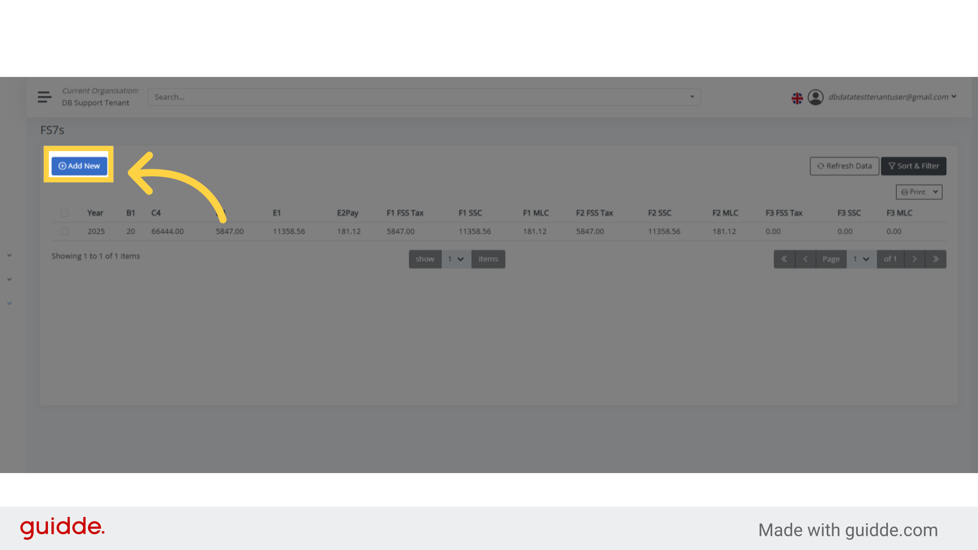 How do I generate an FS7? - bitKode