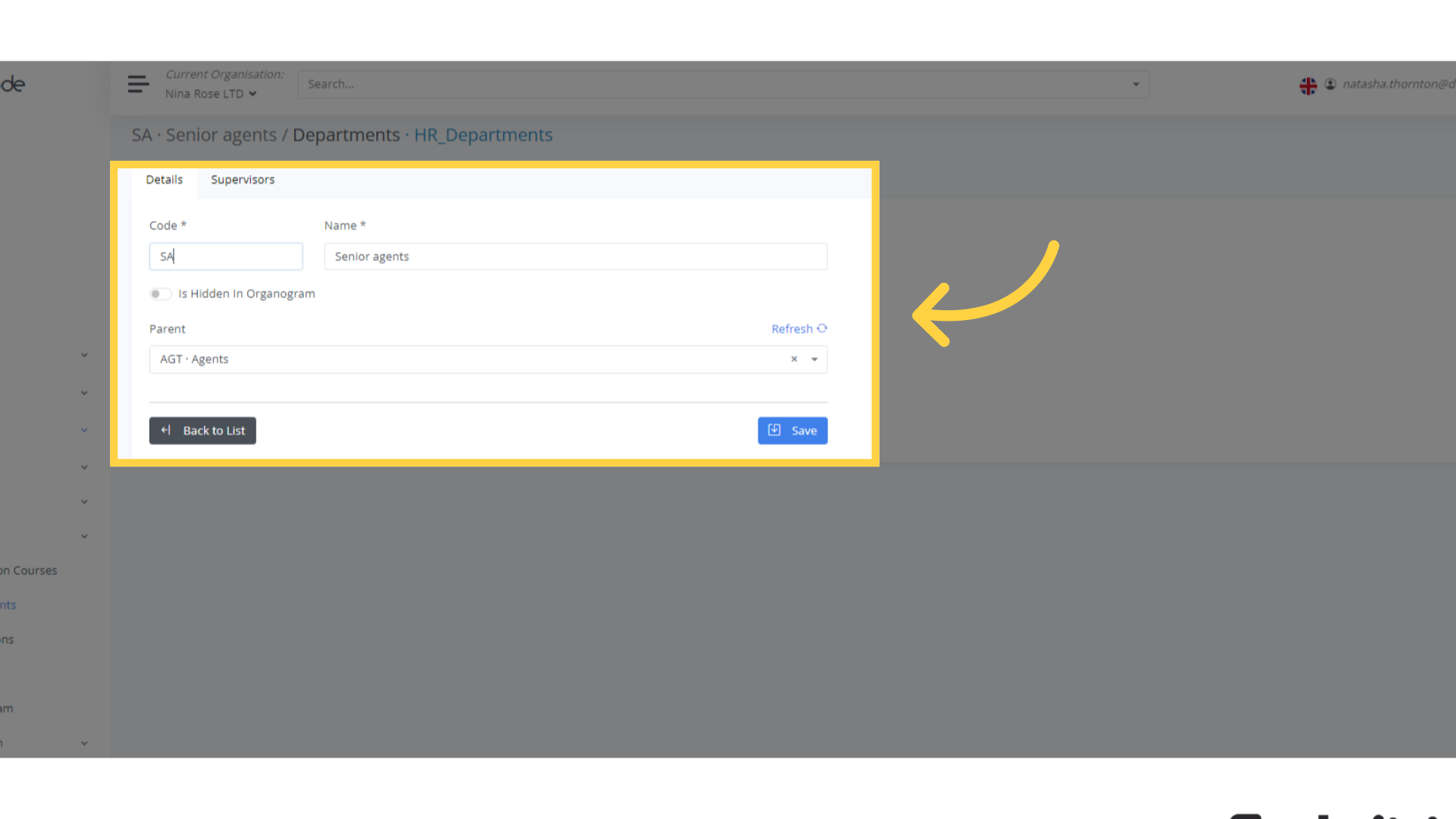 How do I create a department? - bitKode