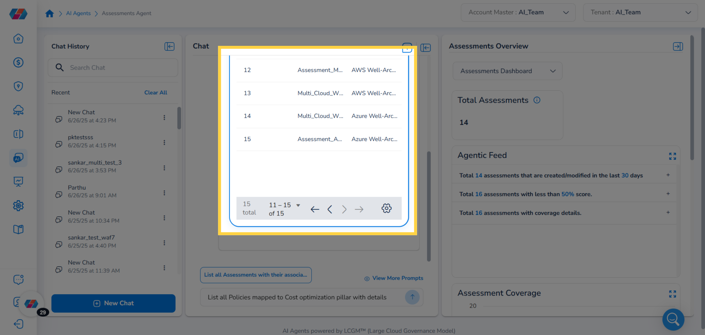 Assessment Agent