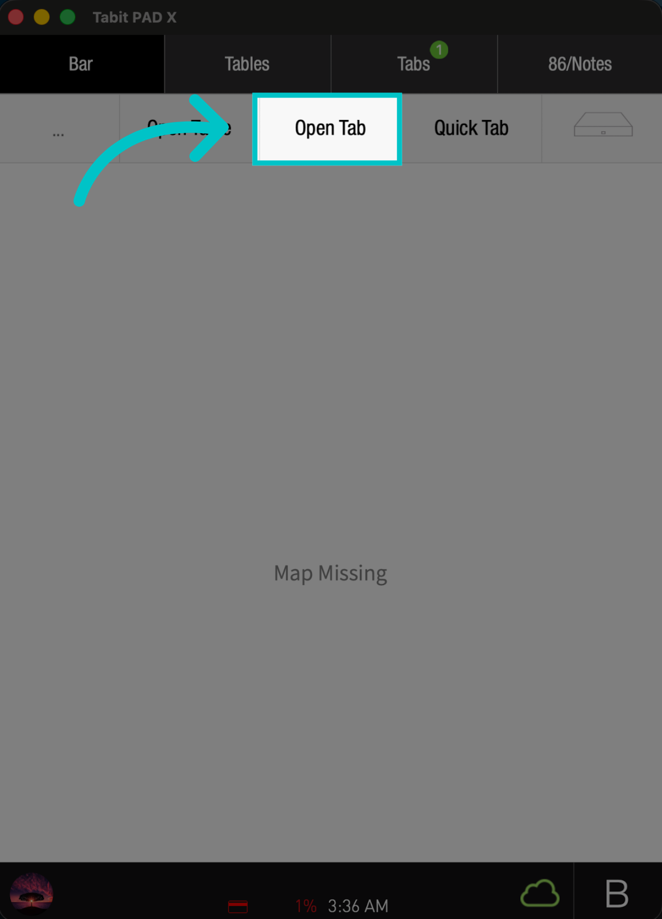 Open Tab Button How to open a tab – Tabit Help Center