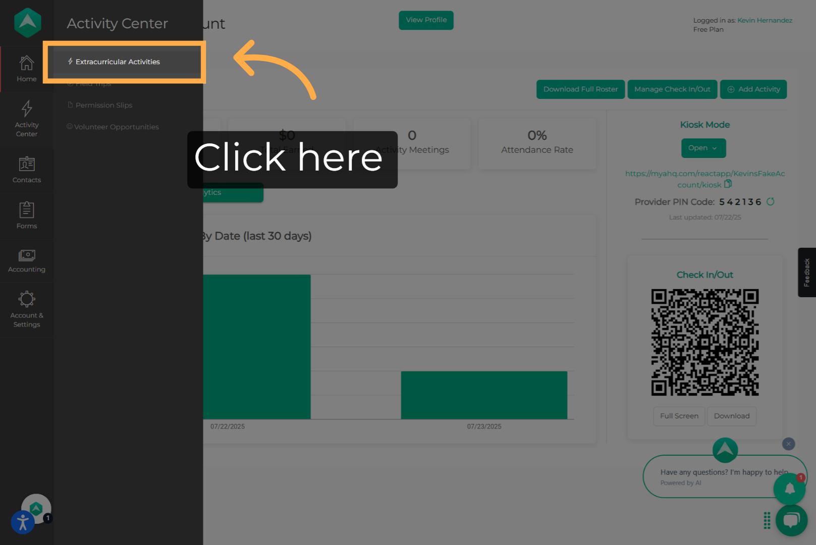 How to Enable Check-In and Check-Out