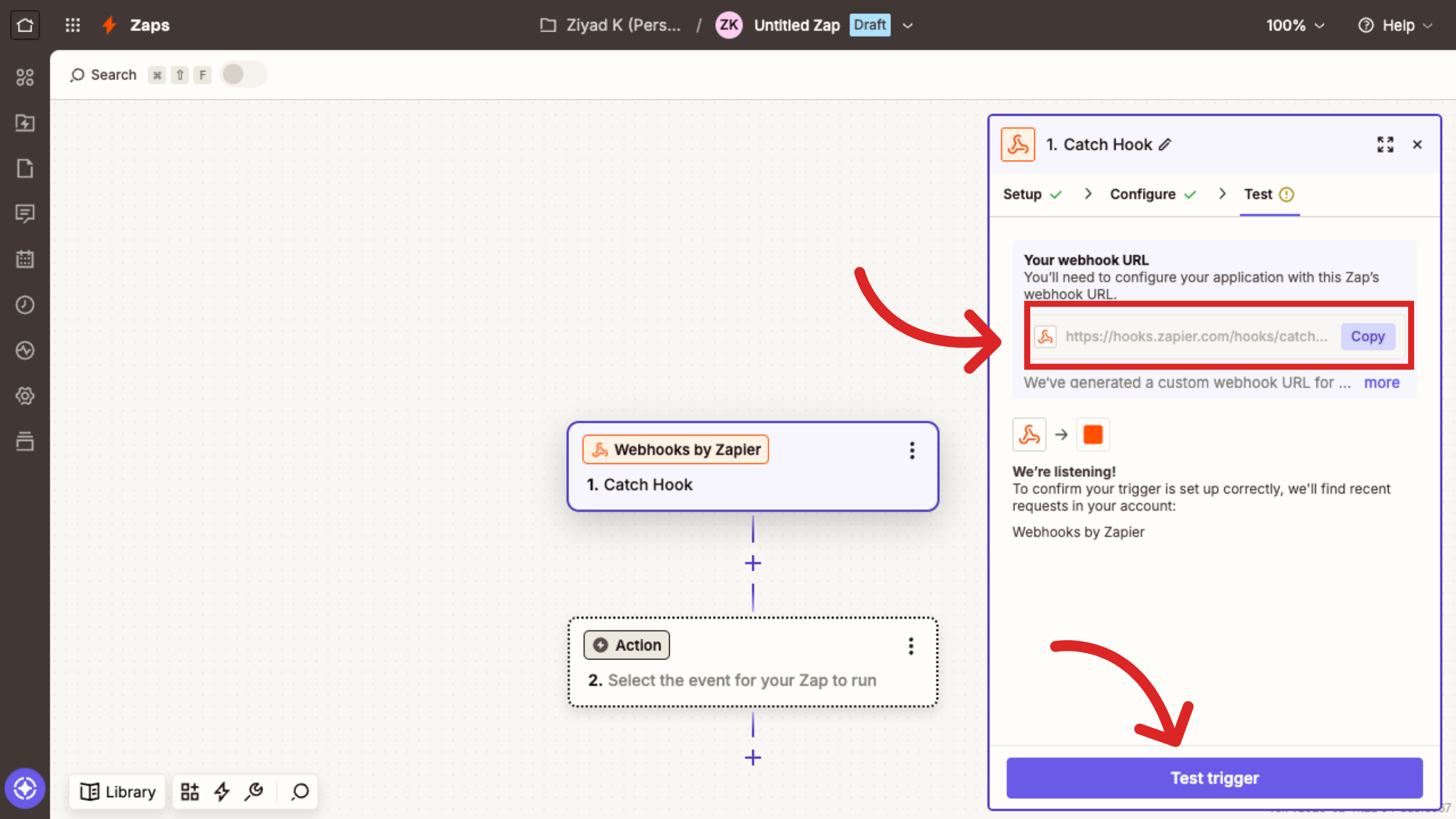 How to connect Course Website to Google Sheets using Zapier | Course ...