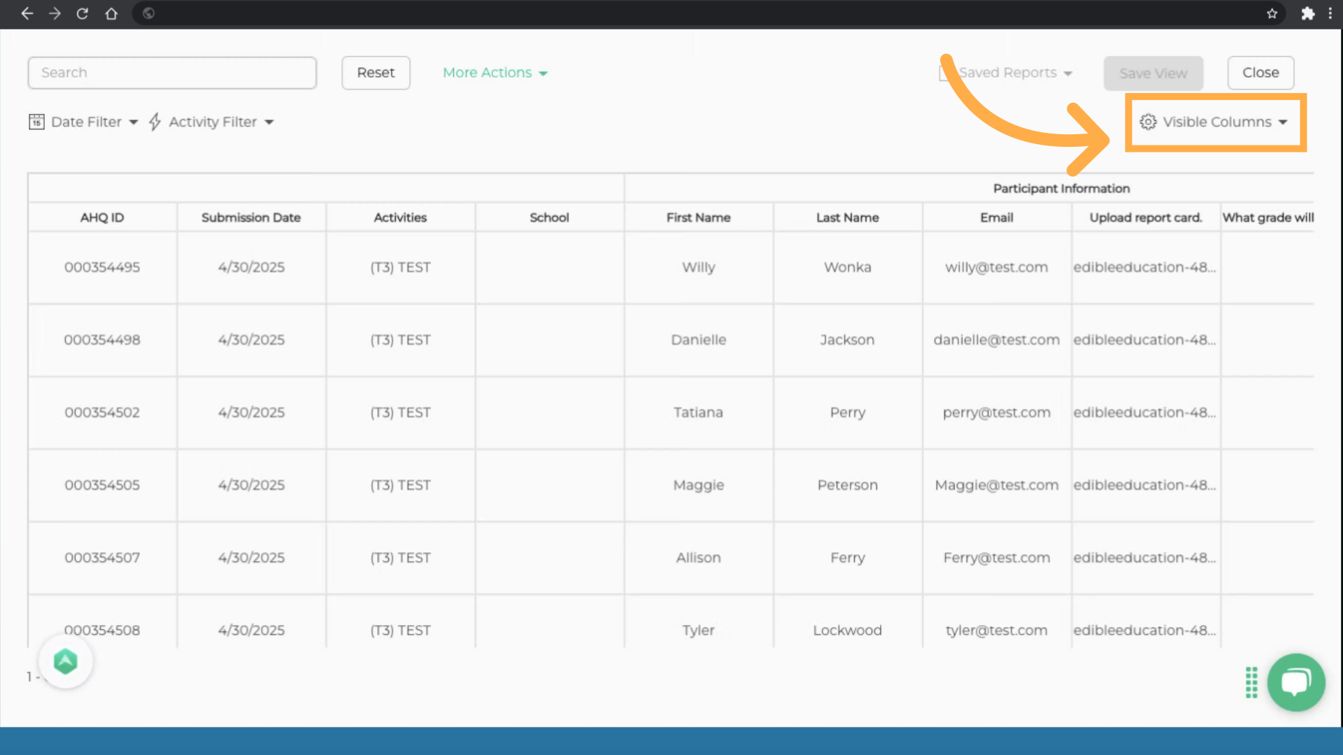 How to Create Custom Views of Submission Reports