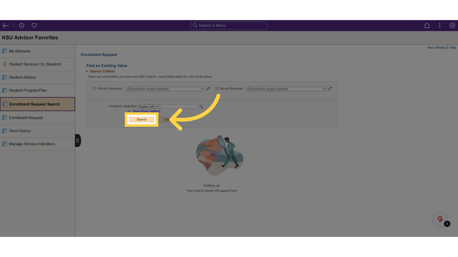 Article - View Enrollment Request His...