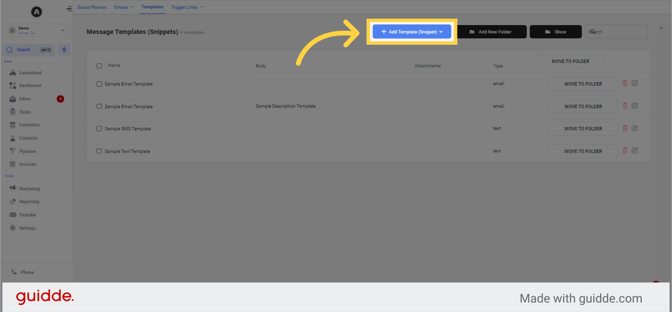 Overview Template Genie AI