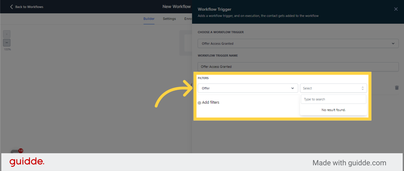 Workflow Trigger - Offer Access Granted | SURPLUS SYSTEMS