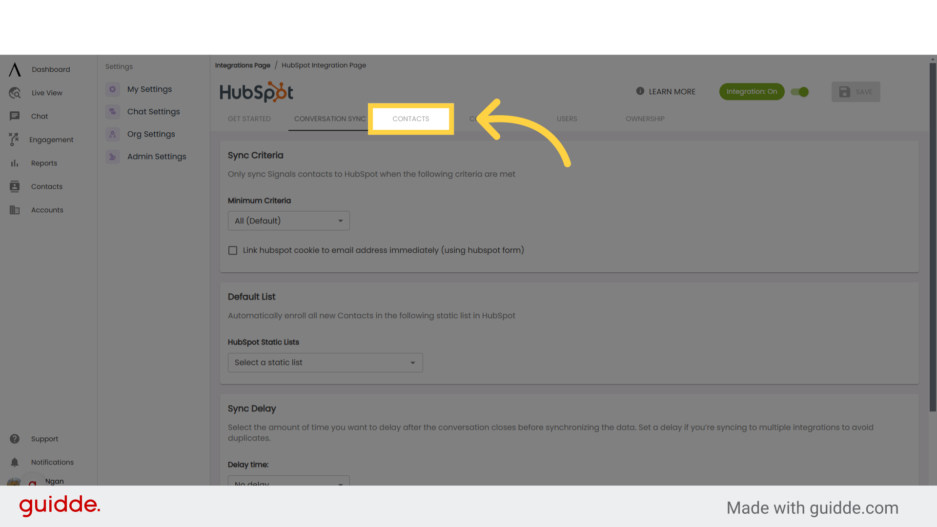 HubSpot - Signals Help Docs
