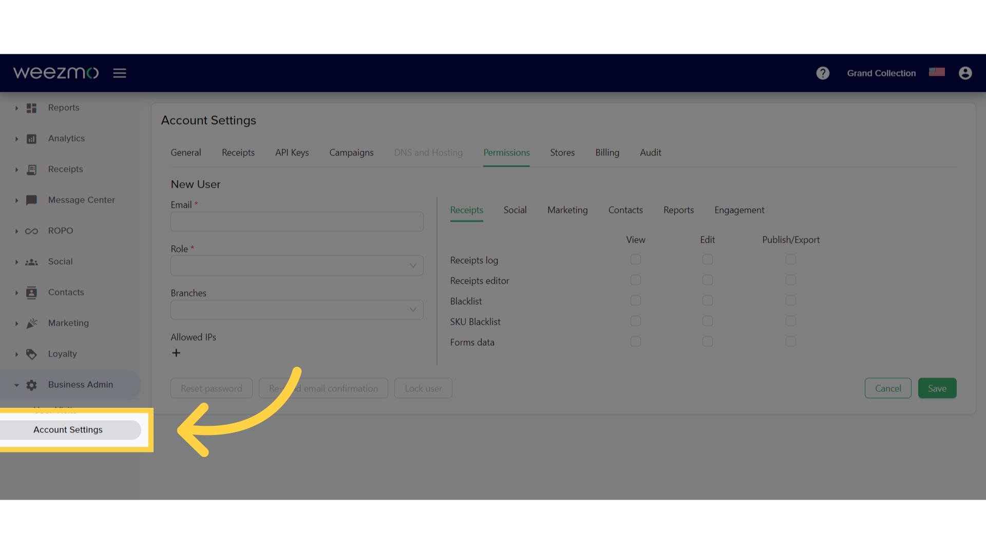 Account Settings - Overview - Knowledge Base