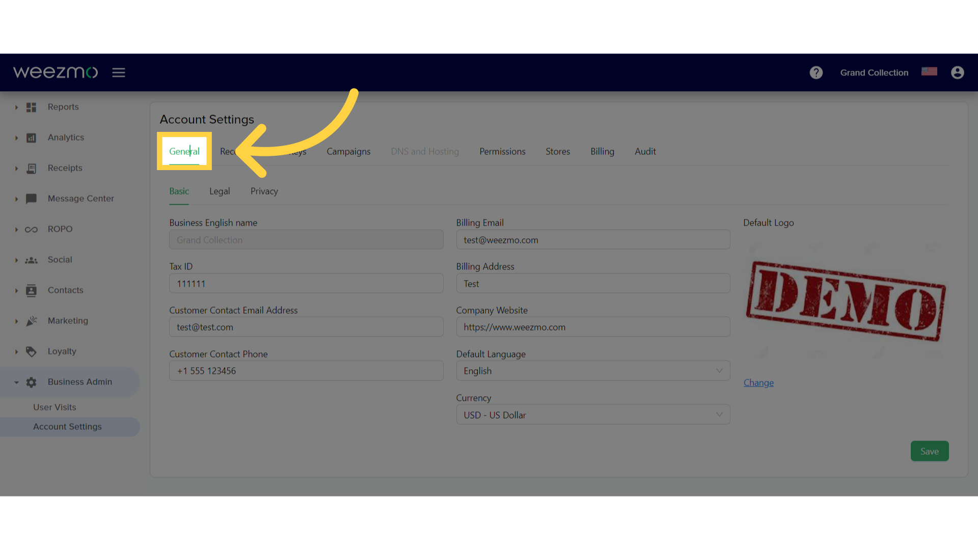 Account Settings - Overview - Knowledge Base