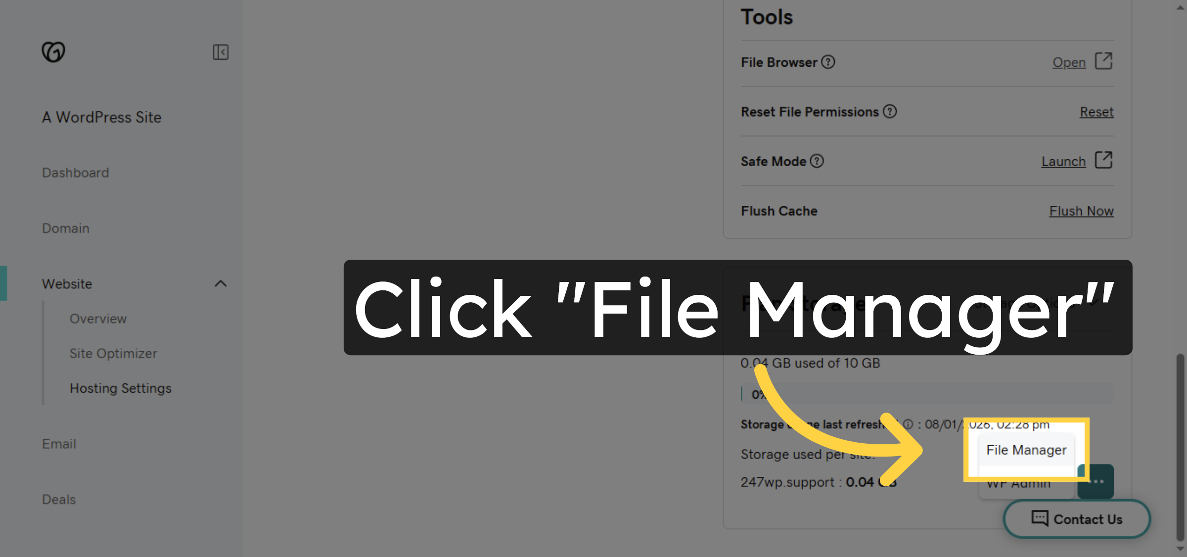 How to Use GoDaddy File Manager for WordPress Editing