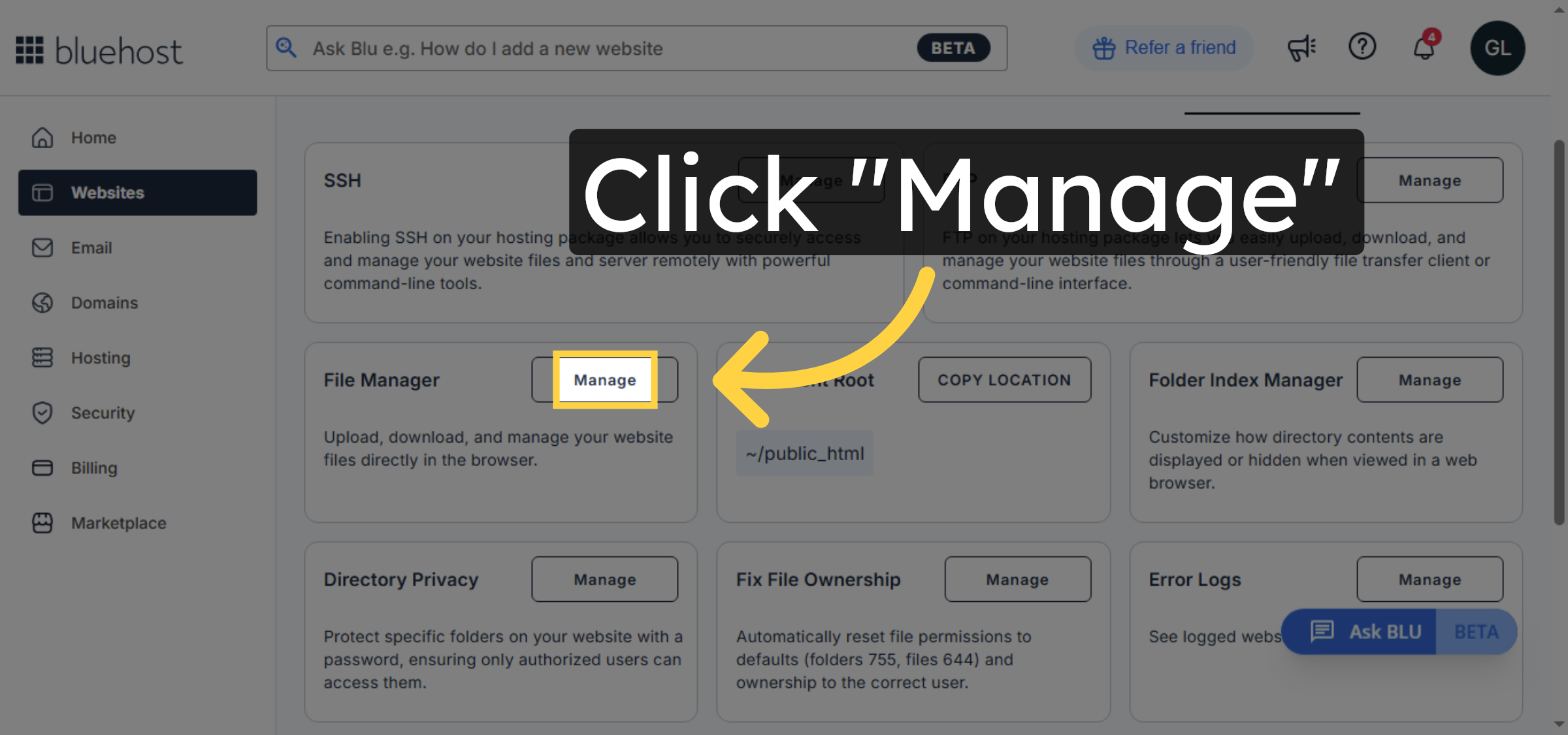 How to Use Bluehost File Manager to Edit WordPress