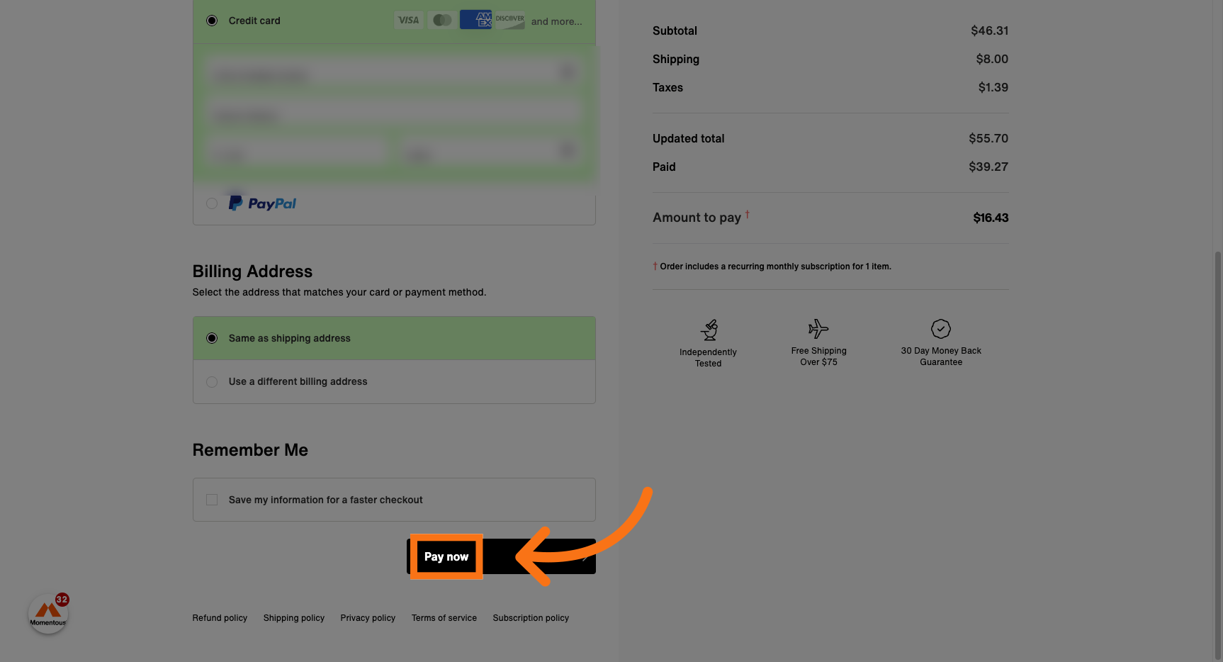 How do I add a product to my order? Help
