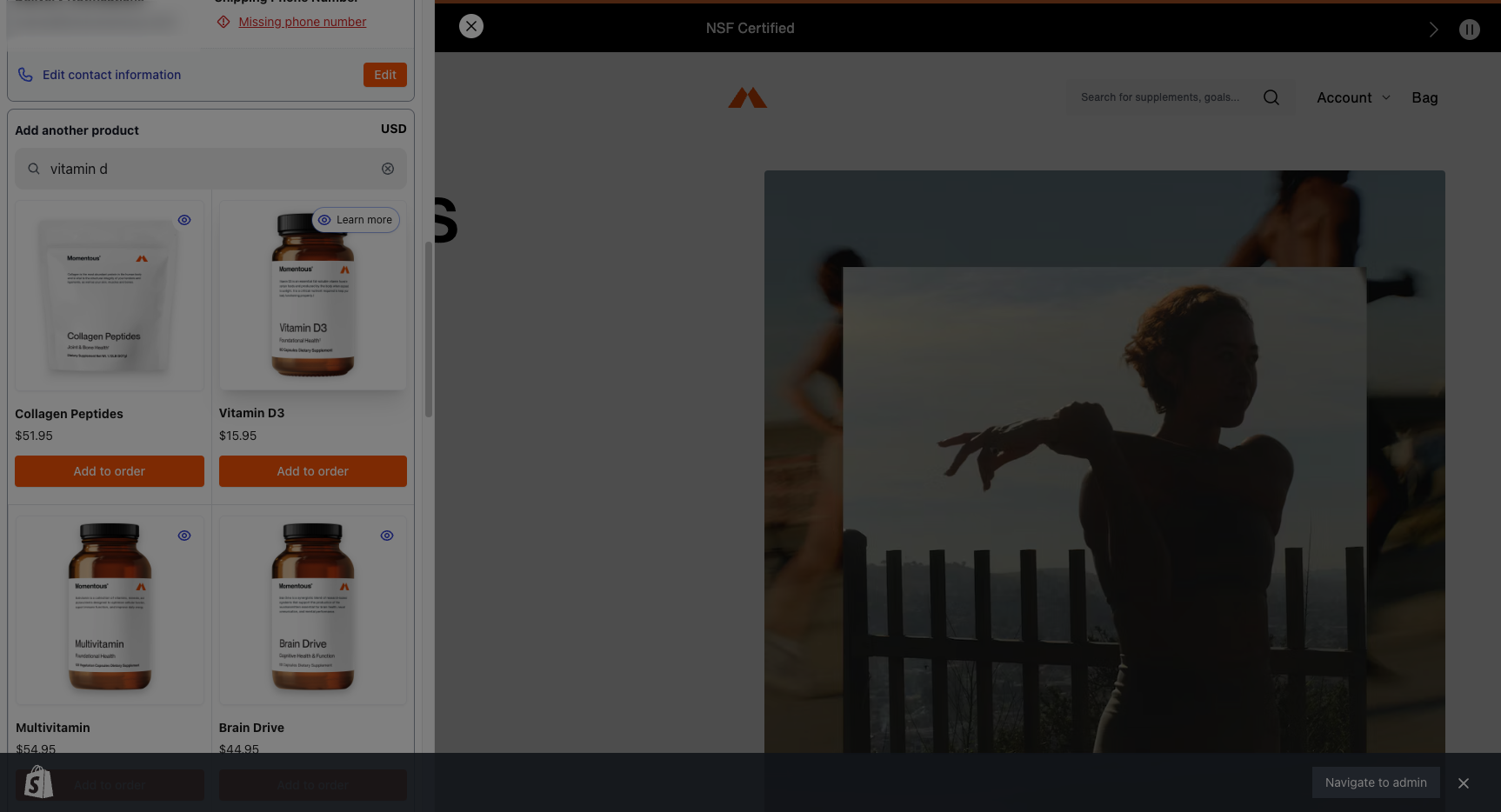 How do I add a product to my order? Help