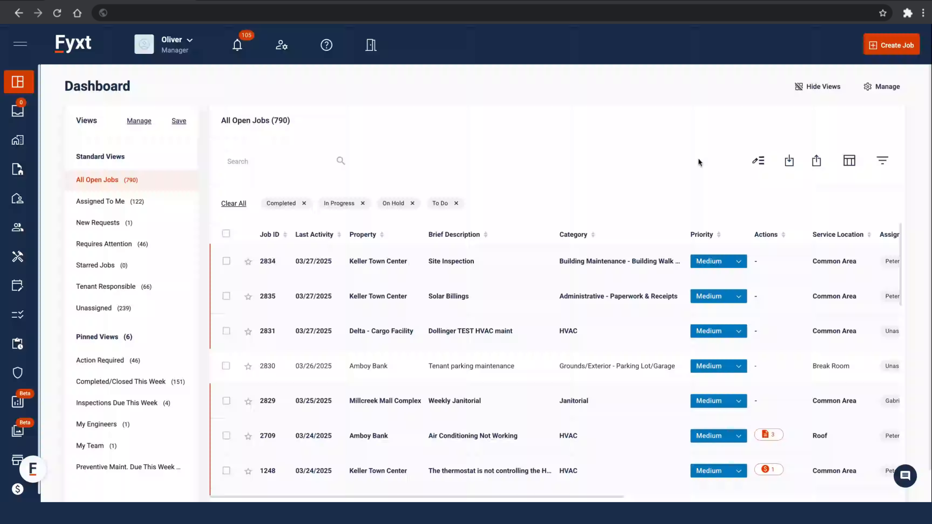 Work Requestor Tracking Job Requestors