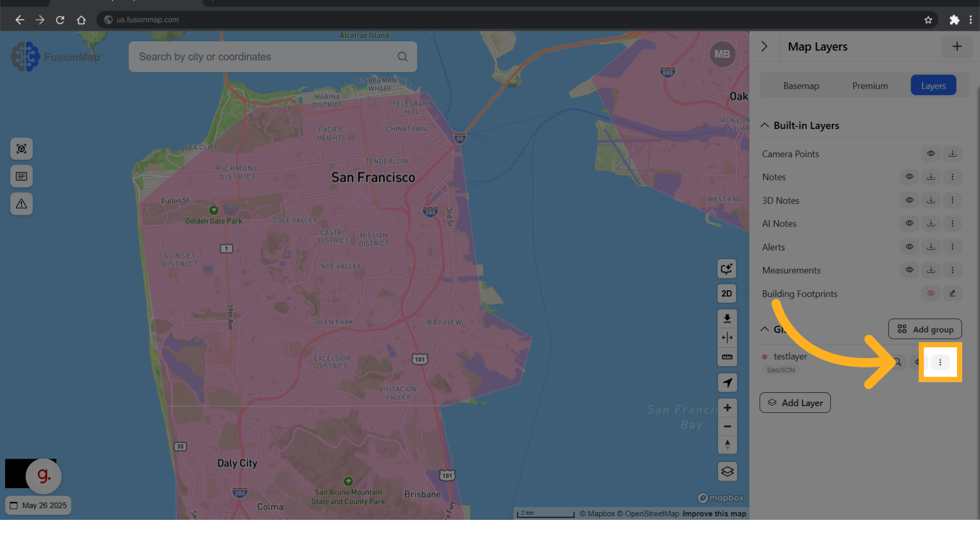 Layer Colouring Map Example How to Assign Colors For Layers - FusionMap