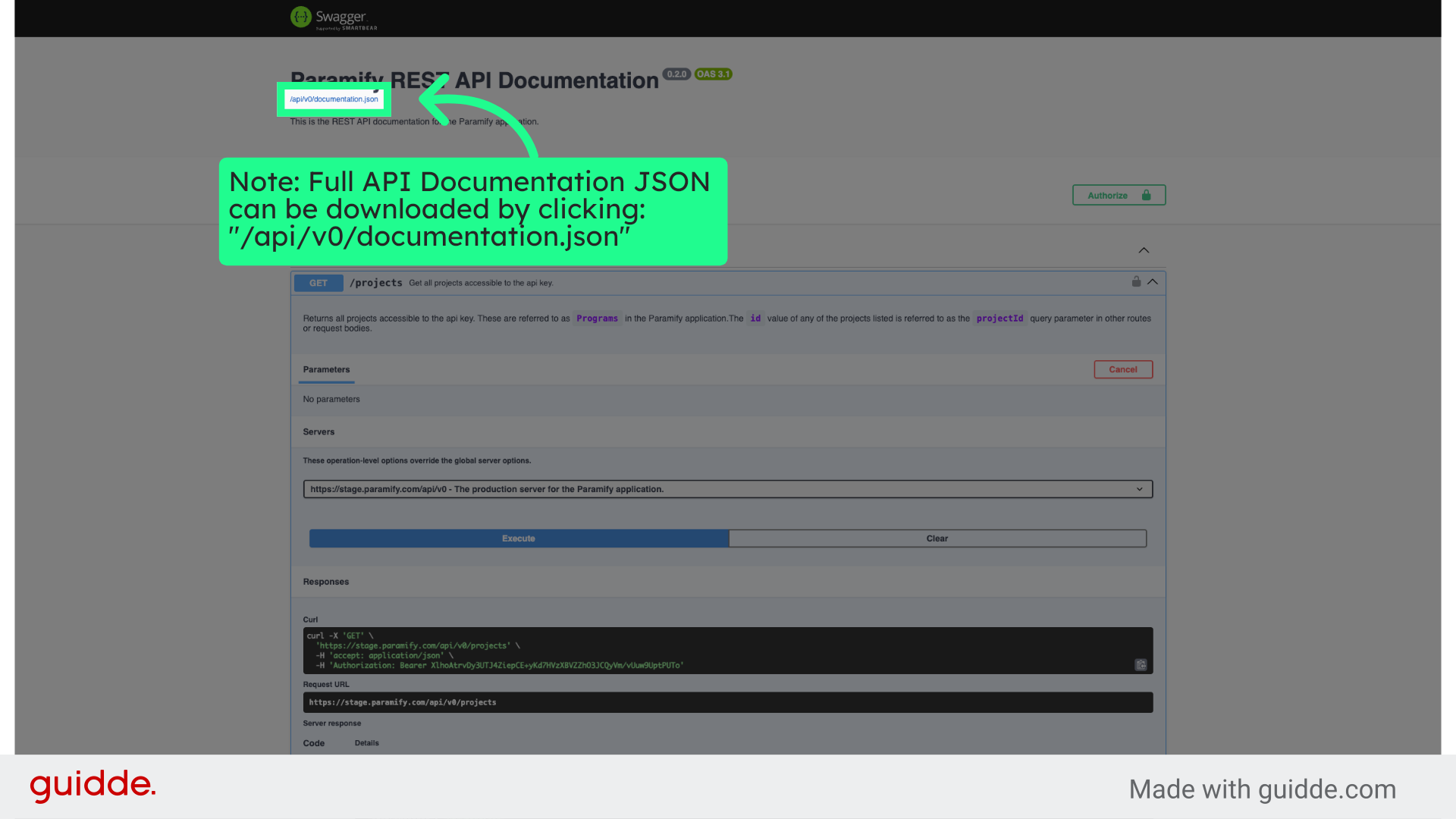Access Paramify API Documentation – Paramify