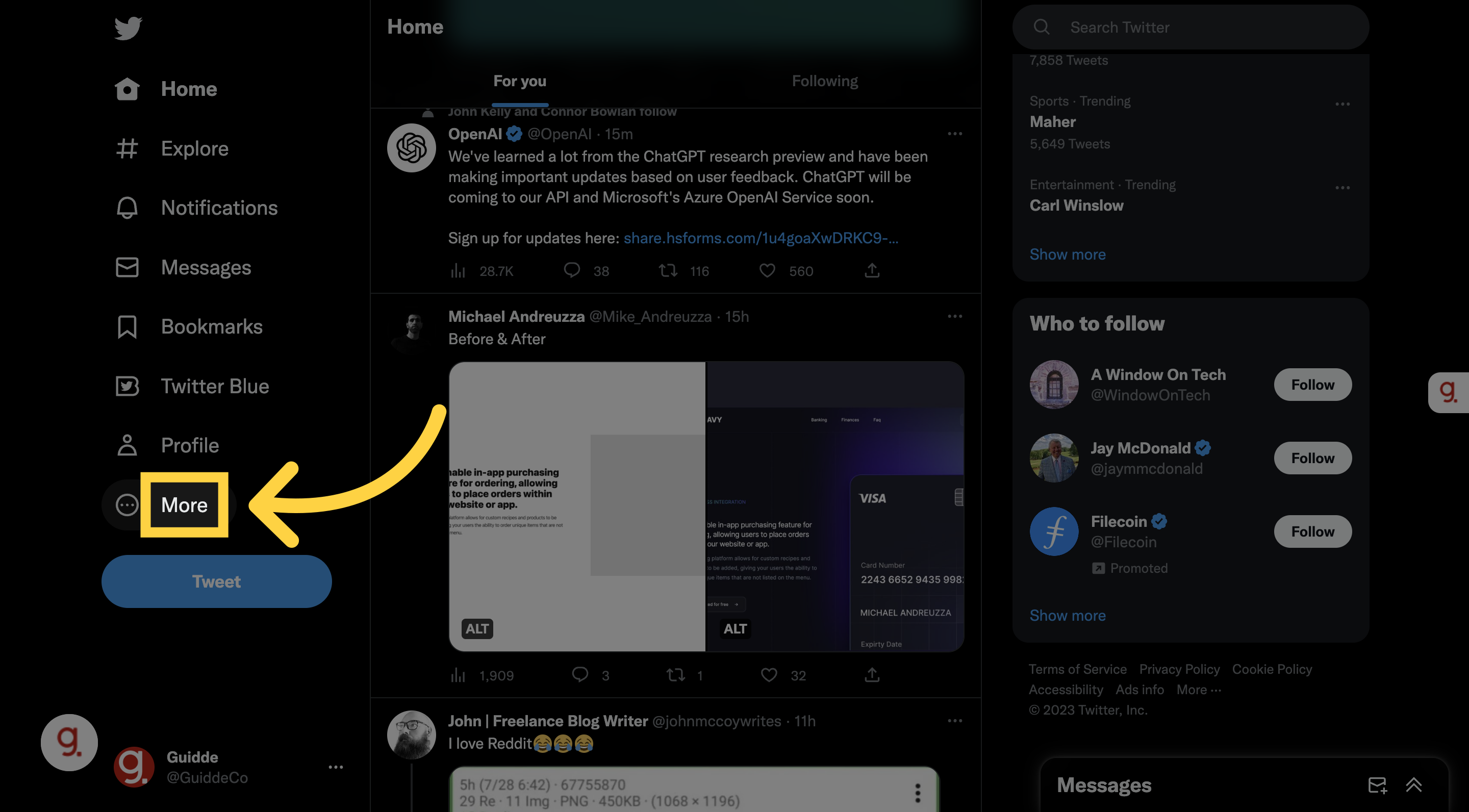 Organise Your Twitter Feed Using Lists Guidde Gallery