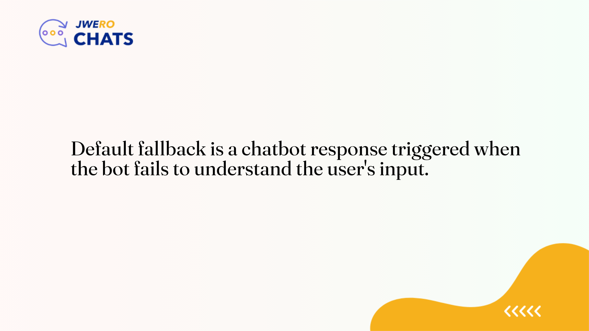 Fallback Action In Chatbot