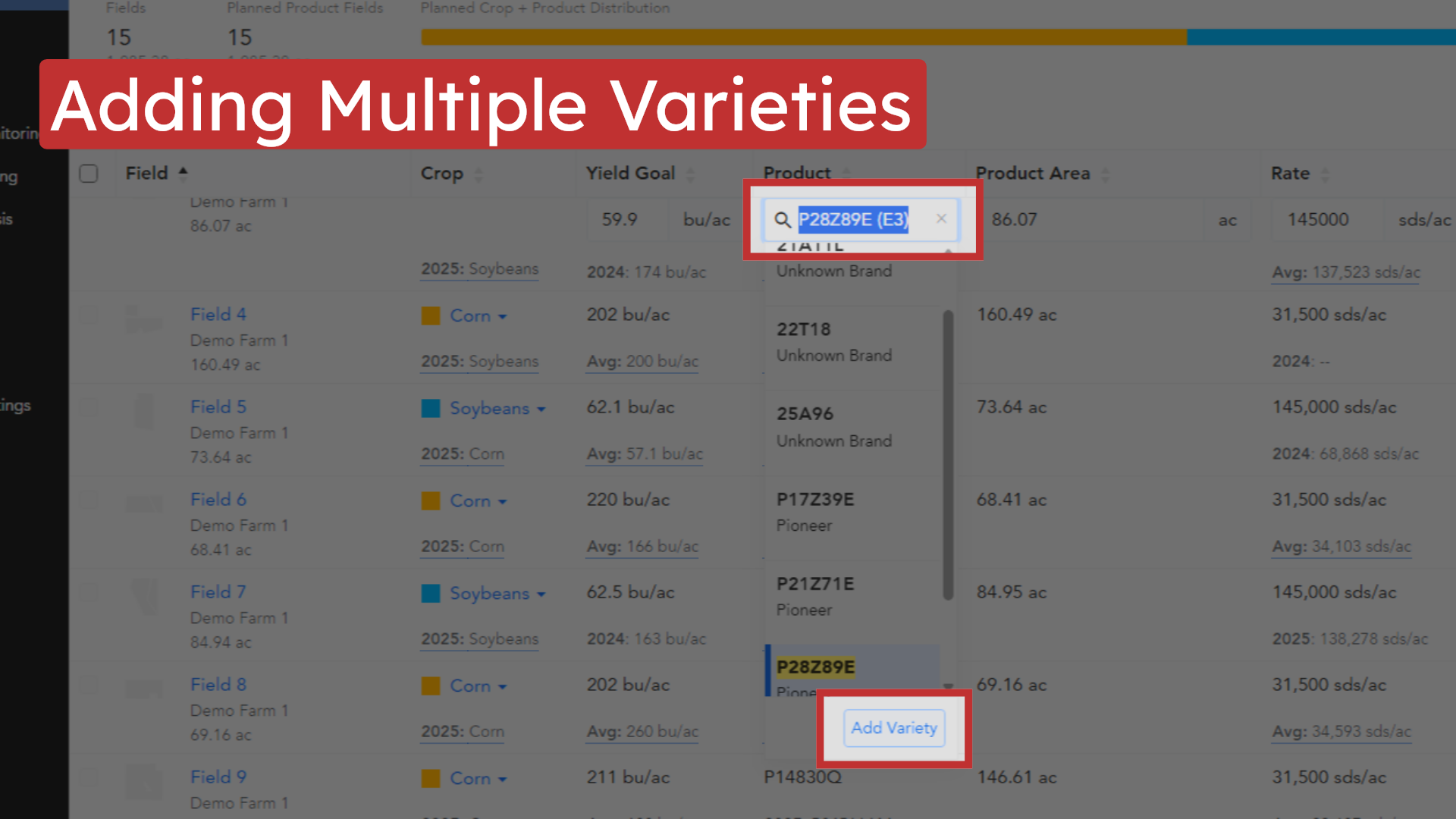 Field Planning – Granular Insights